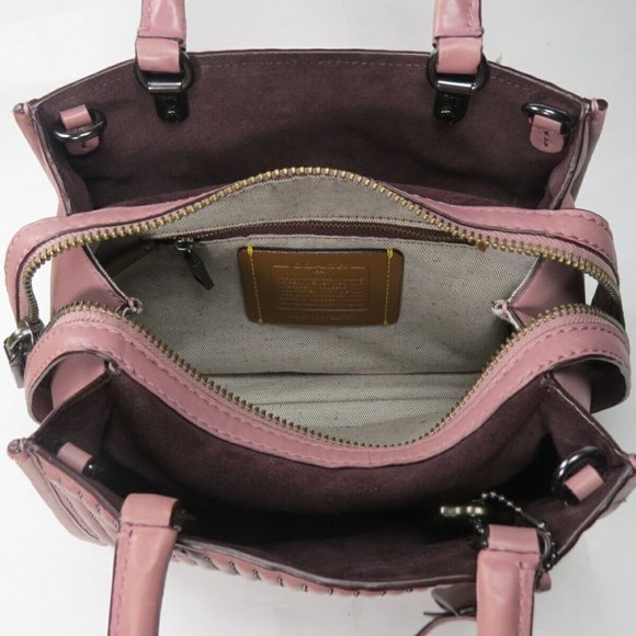Coach Rogue 25 Womens Handbag Shoulder Bag Crossbody Quilted Nappa Leather $795 - Picture 6 of 13